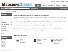 Tablet Screenshot of modchipsdirect.com